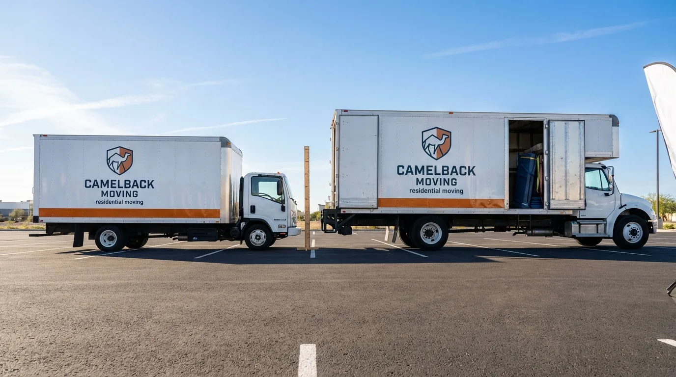 Moving truck size capacity guide in Keytesville